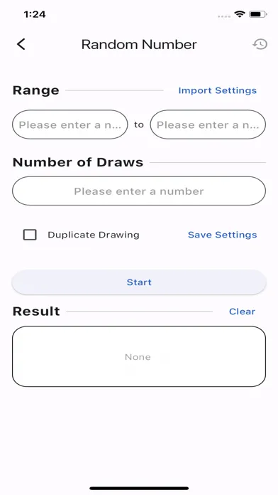 Ảnh chụp màn hình của Draw Lots Tool