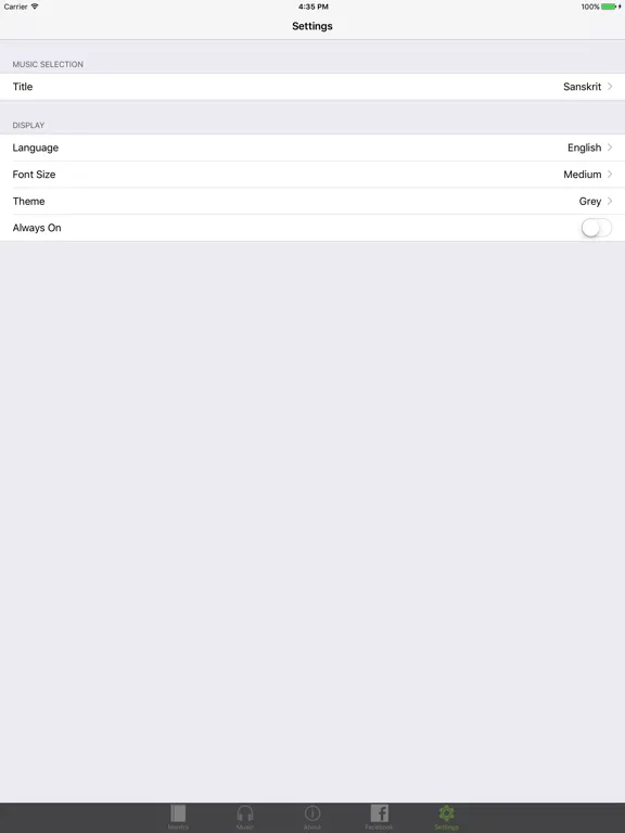 Tangkapan layar Cundi Dharani iPad 