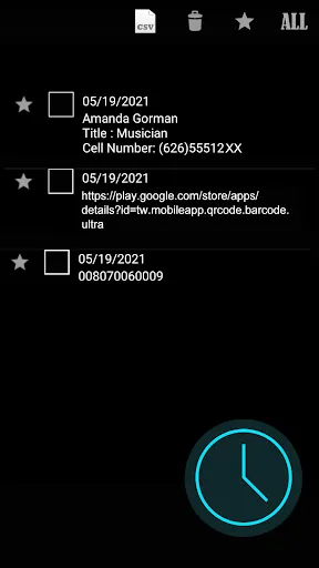 QR code reader with generator سکرین شاٹس
