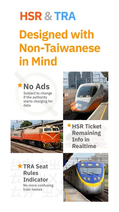 ภาพหน้าจอของ Munisaq: Taiwan Rail Timetable