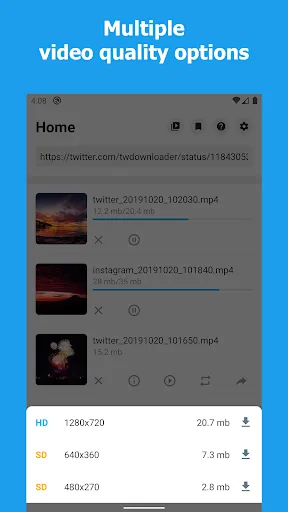 Download Twitter Videos - GIF應用截圖