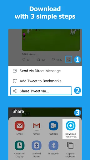 Download Twitter Videos - GIF應用截圖