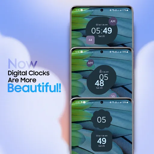 Capturas de pantalla de Pixel Clock Widgets & Themes