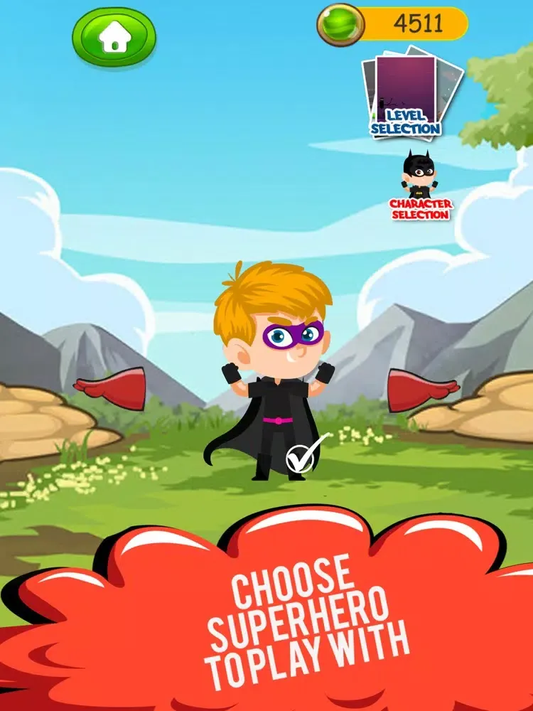 Скриншоты Superhero Jump Gem Adventure iPad 