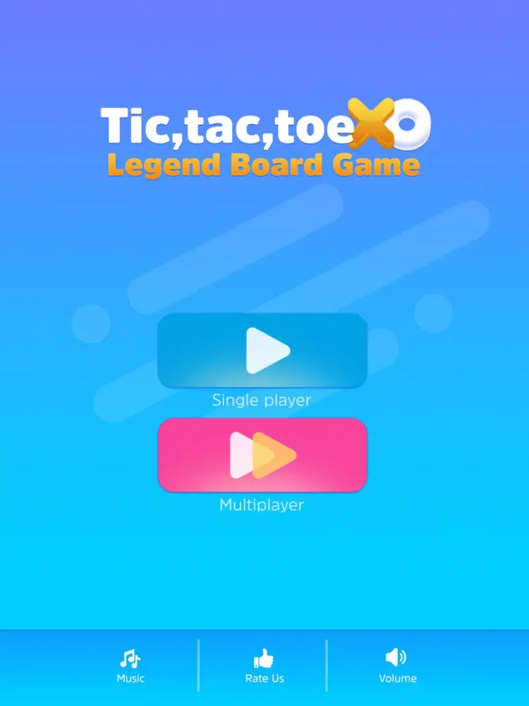 Tic Tac Toe Legend Board Game iPad Screenshots