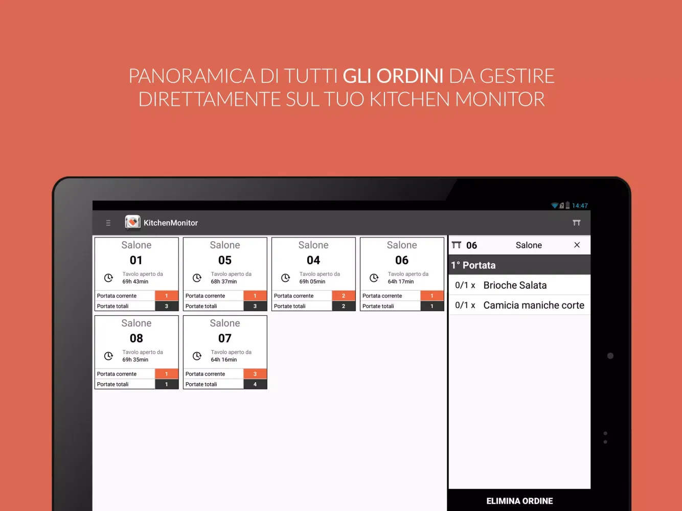 Cassa in Cloud-Kitchen Monitor 스크린샷