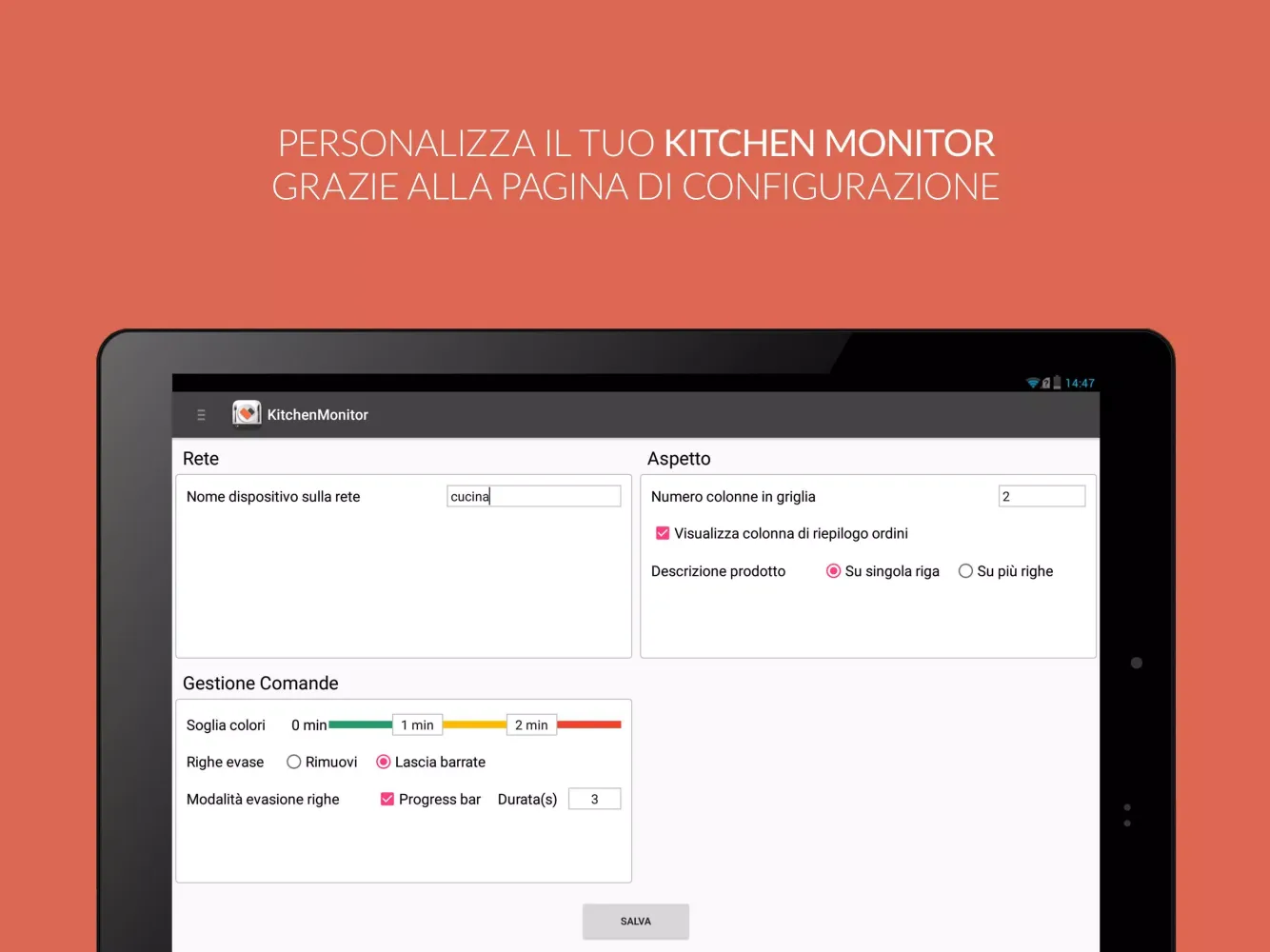 Cassa in Cloud-Kitchen Monitor 스크린샷