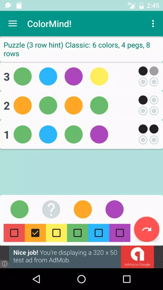 Capturas de pantalla de ColorMind!