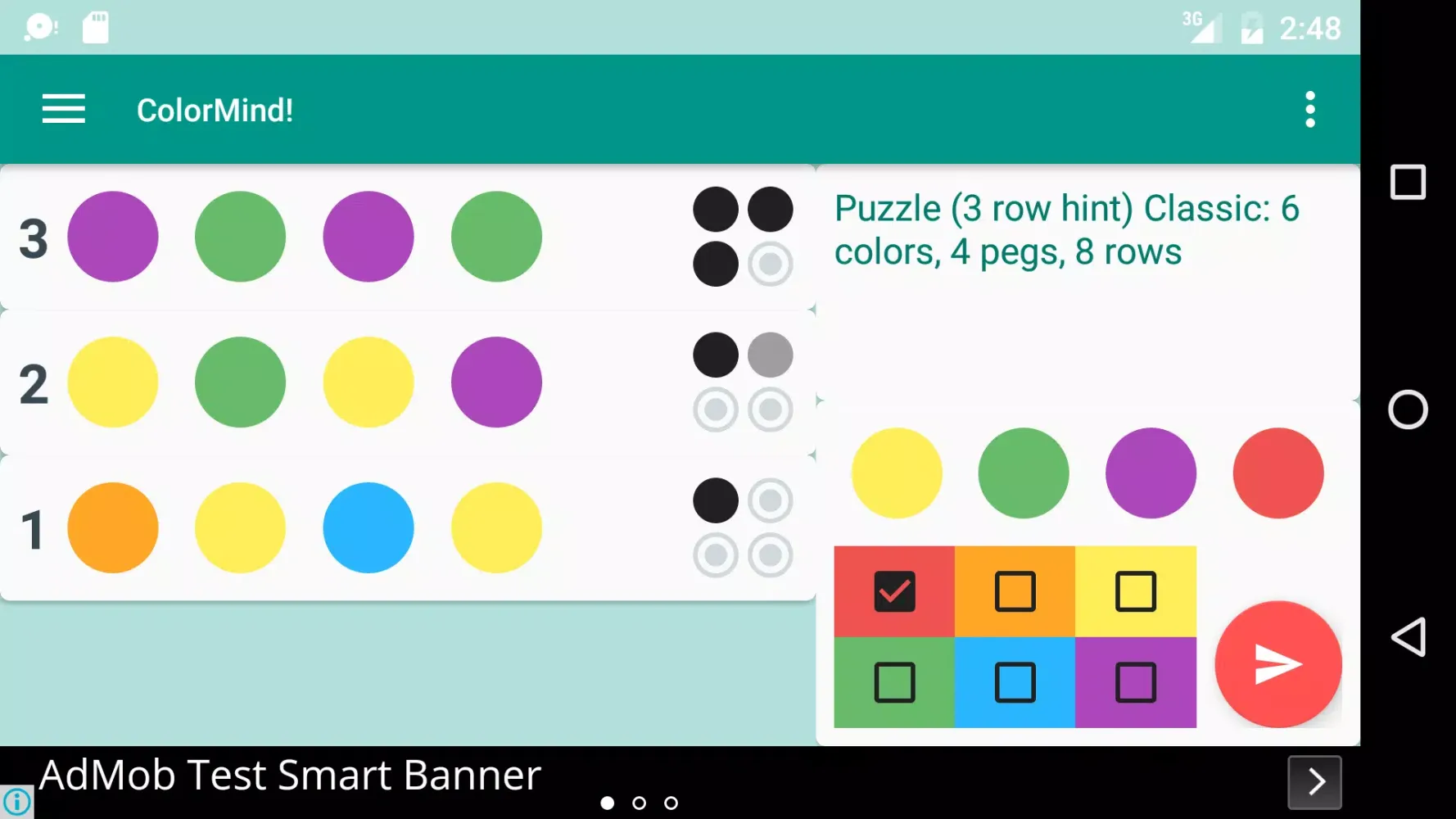 Capturas de pantalla de ColorMind!