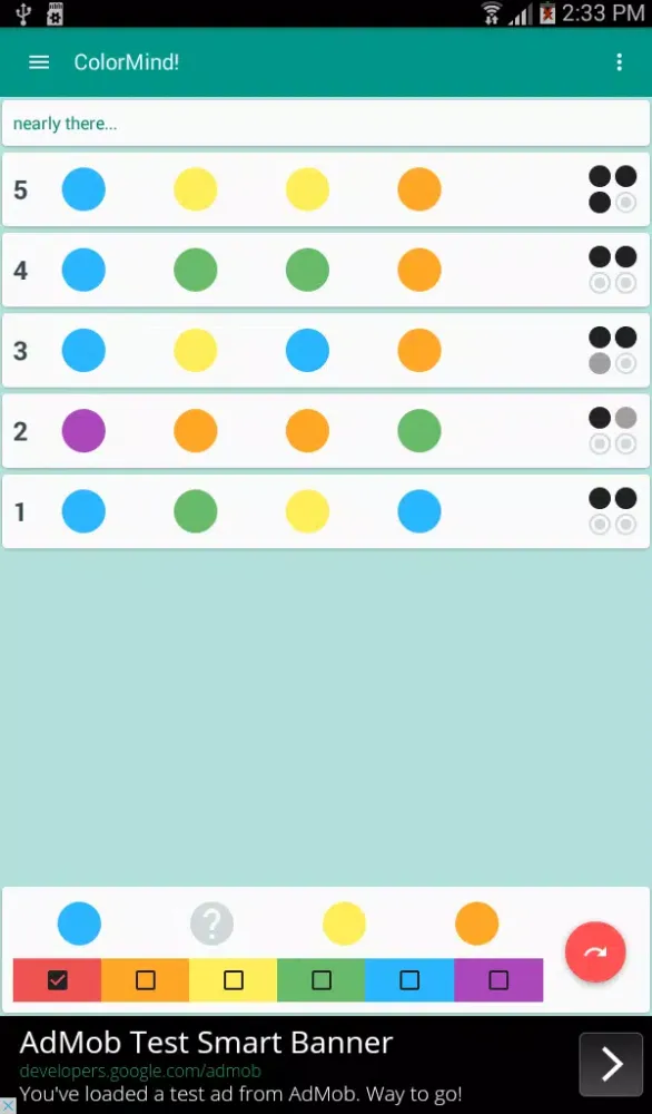 Capturas de pantalla de ColorMind!
