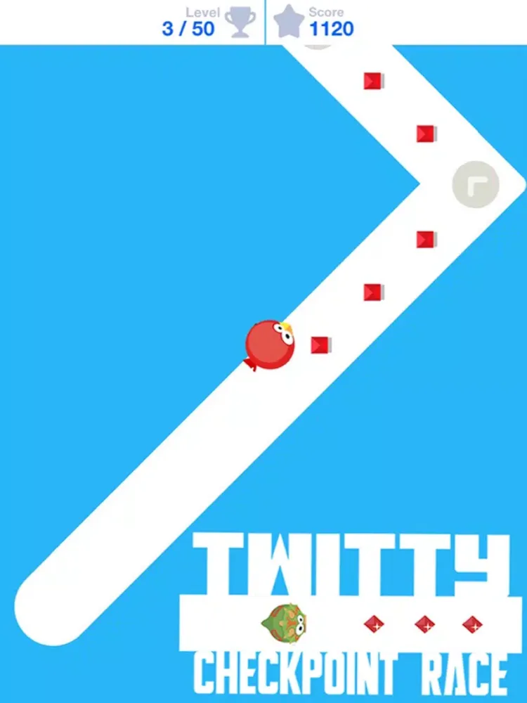 Zrzuty ekranu Twitty Checkpoint Race iPad 