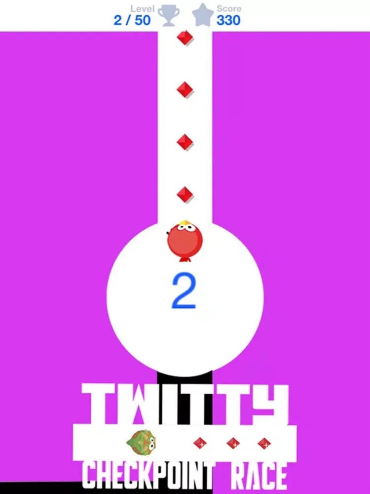 Zrzuty ekranu Twitty Checkpoint Race iPad 