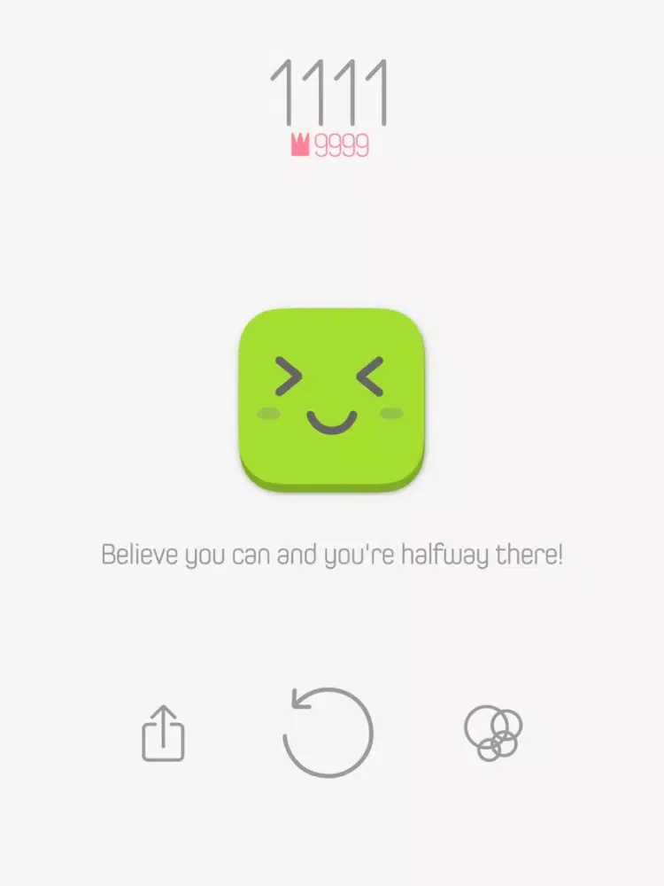 Tangkapan layar numDance iPad 