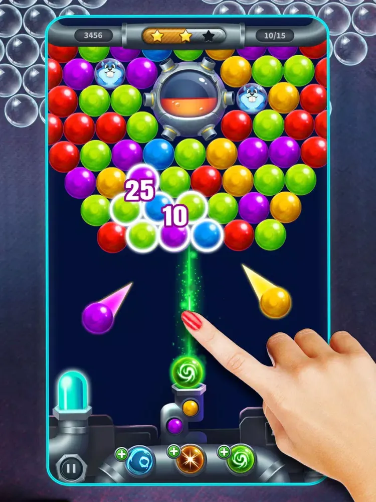 Power Pop Bubble Shooter 2 iPad 应用截图