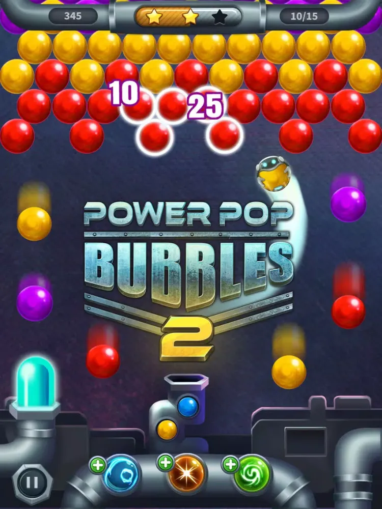Power Pop Bubble Shooter 2 iPad 应用截图