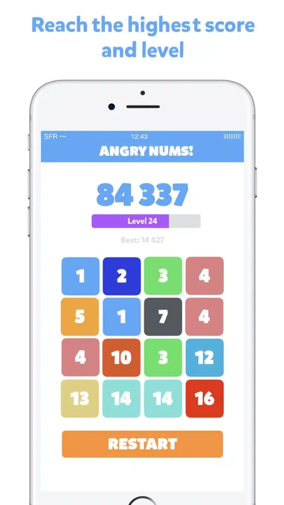 Angry Nums - Categories Game Screenshots