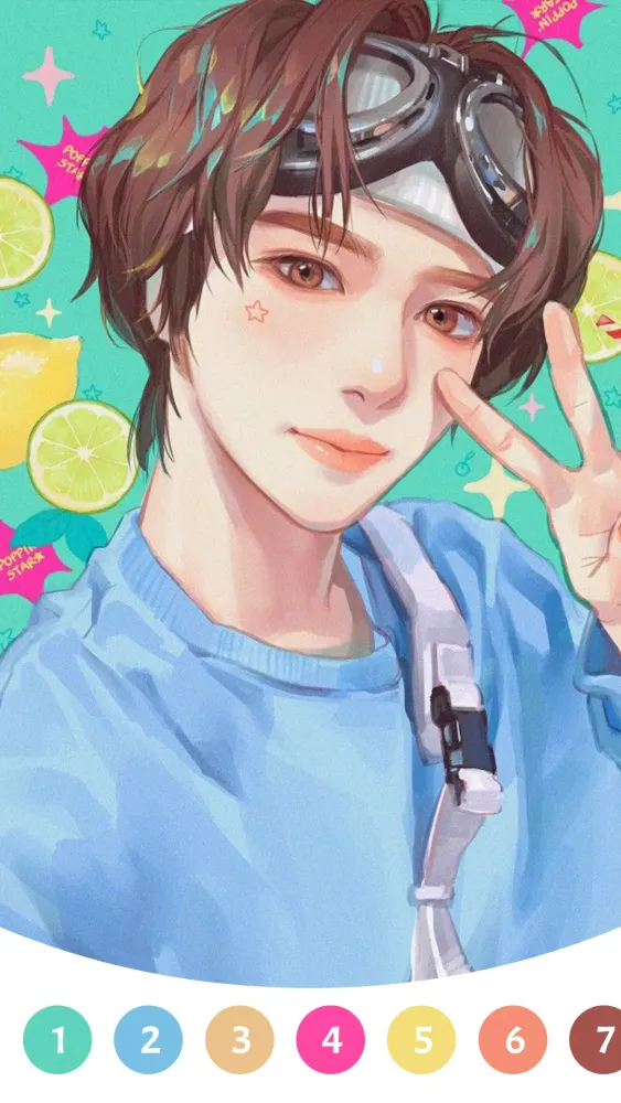 TXT Paint by Number Game Screenshots