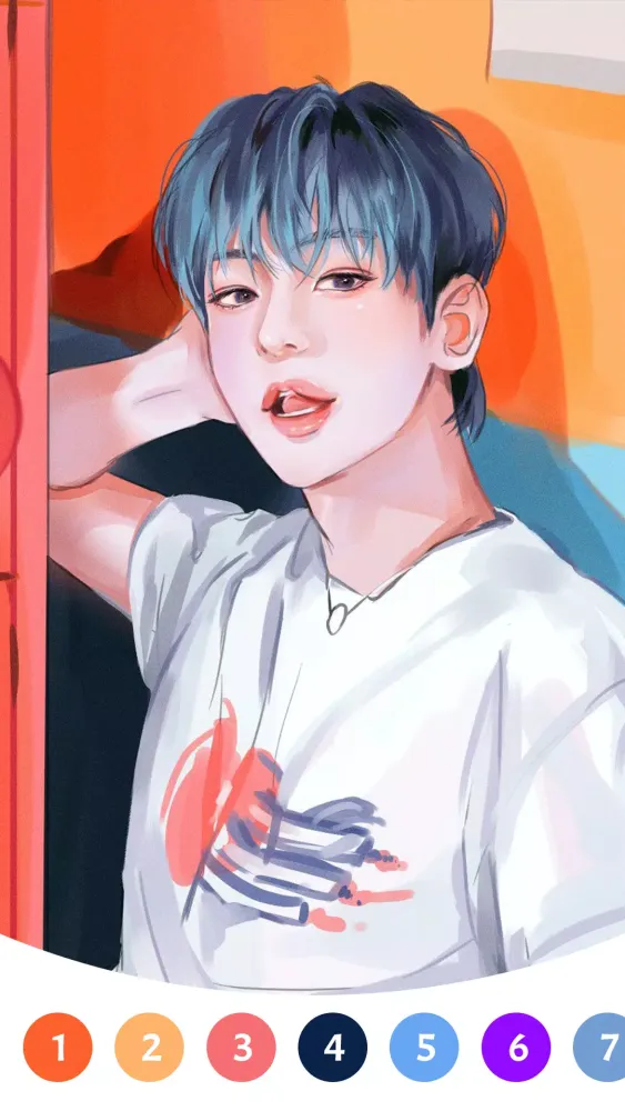 TXT Paint by Number Game Screenshots