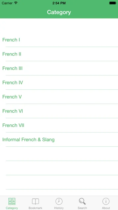 Capturas de pantalla de French Tutorial: Basic Phrases, Vocabulary and Grammar with Pronunciation