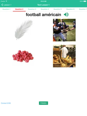 Learn French By Picture and Sound - Easy to learn french vocabulary iPad  Screenshots