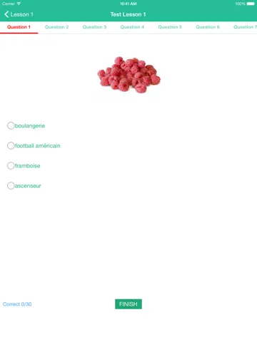 Learn French By Picture and Sound - Easy to learn french vocabulary iPad  Screenshots