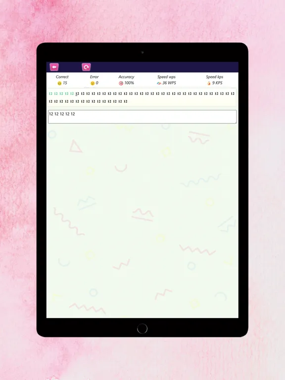ภาพหน้าจอของ Keypad Typing Practice :Master iPad 