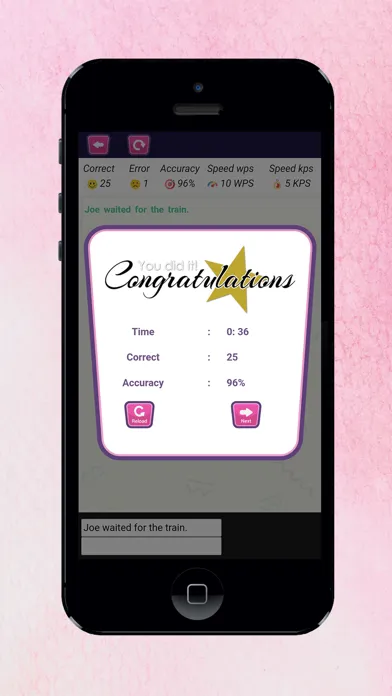 ภาพหน้าจอของ Keypad Typing Practice :Master