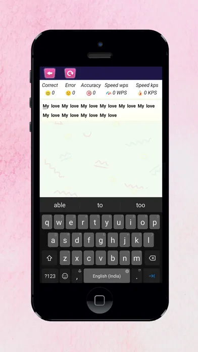 ภาพหน้าจอของ Keypad Typing Practice :Master