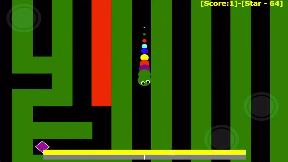 Tangkapan skrin Action maze