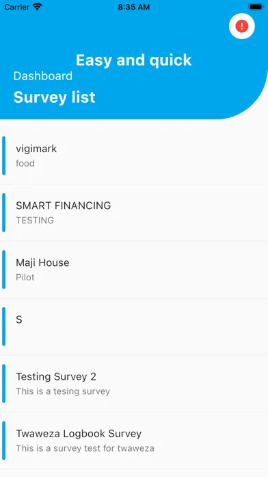 Ảnh chụp màn hình của Wash Information System
