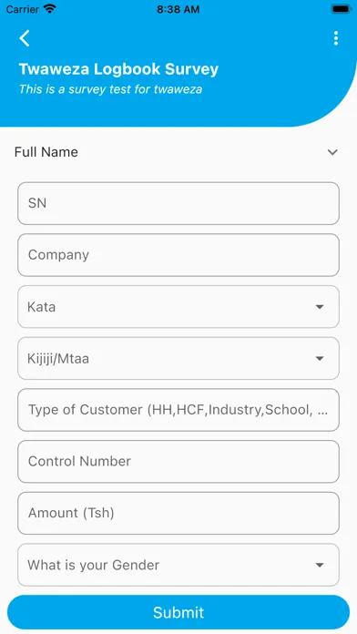 Ảnh chụp màn hình của Wash Information System