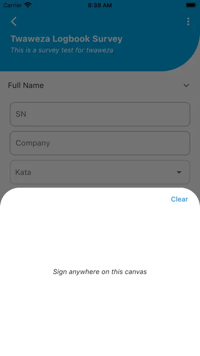 Ảnh chụp màn hình của Wash Information System