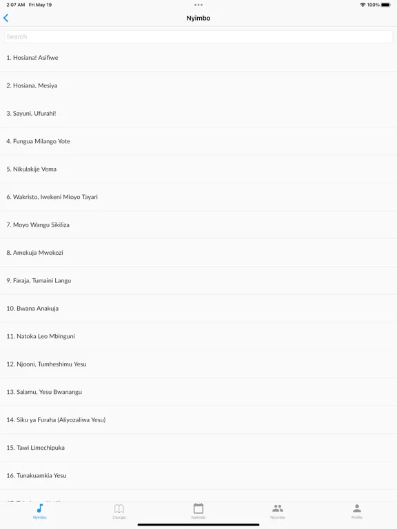 Tumwabudu Mungu Wetu iPad  Screenshots
