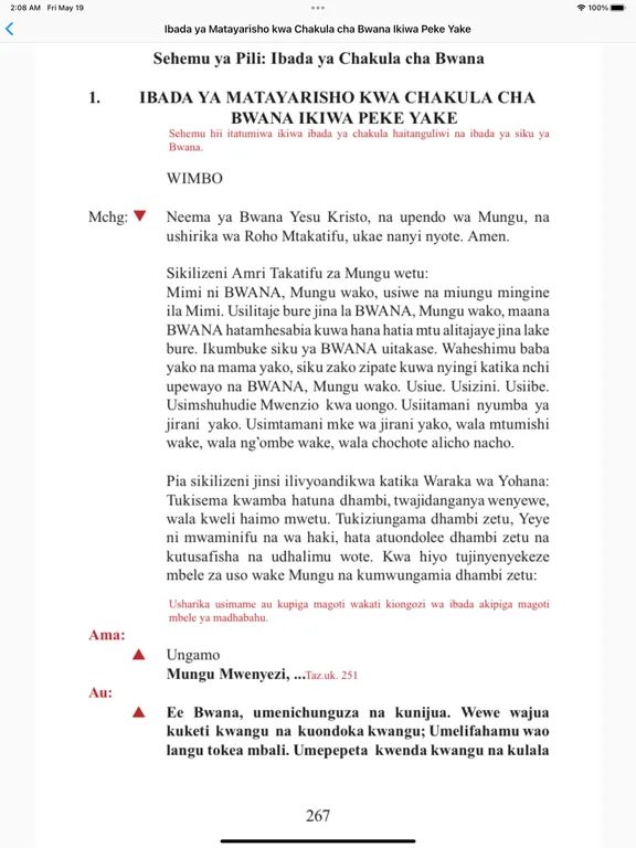Tumwabudu Mungu Wetu iPad  Screenshots