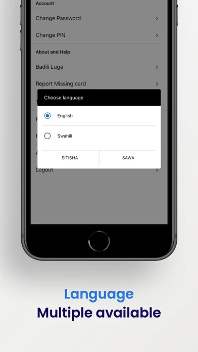 Zrzuty ekranu Ncard Tanzania