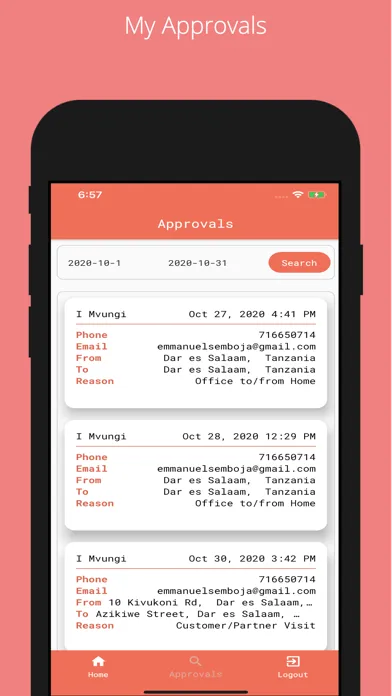 Rova Approver應用截圖