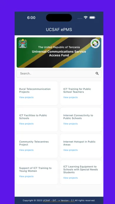 Capturas de pantalla de UCSAF Miradi