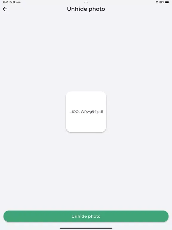 Capturas de tela do Chameleon: hide your secrets iPad 