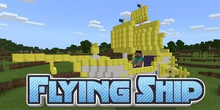 Flying Ship MOD MCPE سکرین شاٹس
