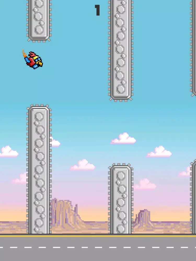 Iron Chicken : serious flyer iPad 应用截图