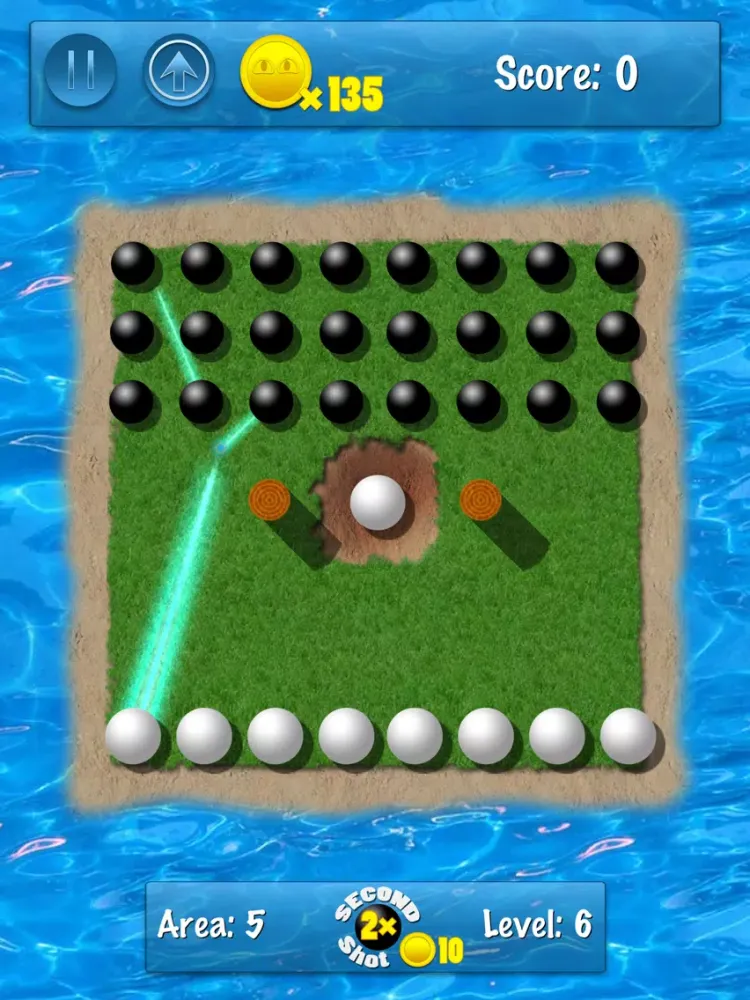 Knock It - Dodge Ball, Billiards, Golf and Checkers in One Game iPad  Screenshots
