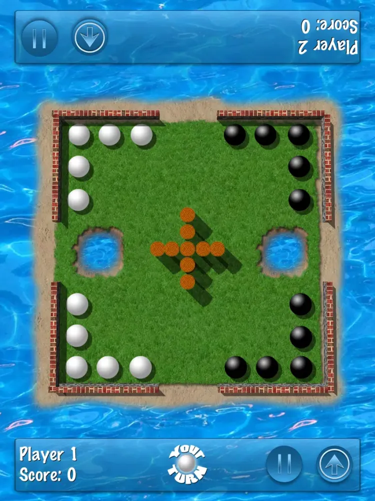 Knock It - Dodge Ball, Billiards, Golf and Checkers in One Game iPad  Screenshots