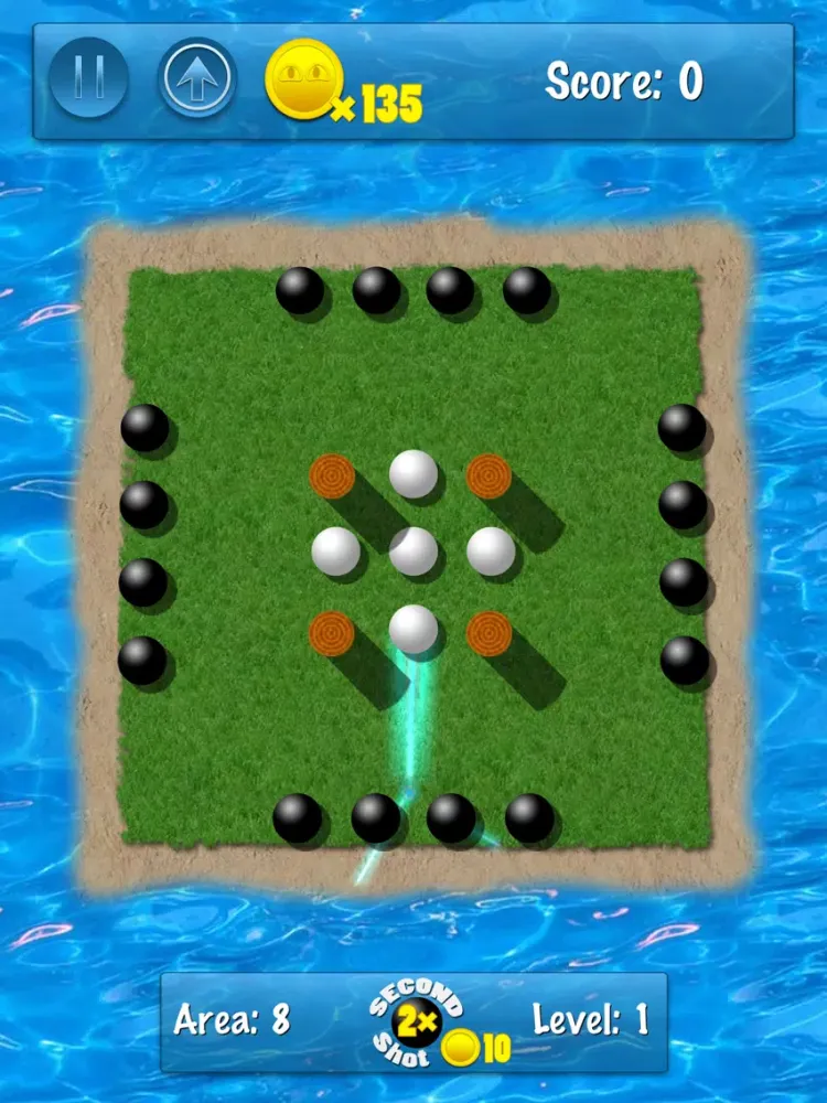 Knock It - Dodge Ball, Billiards, Golf and Checkers in One Game iPad  Screenshots