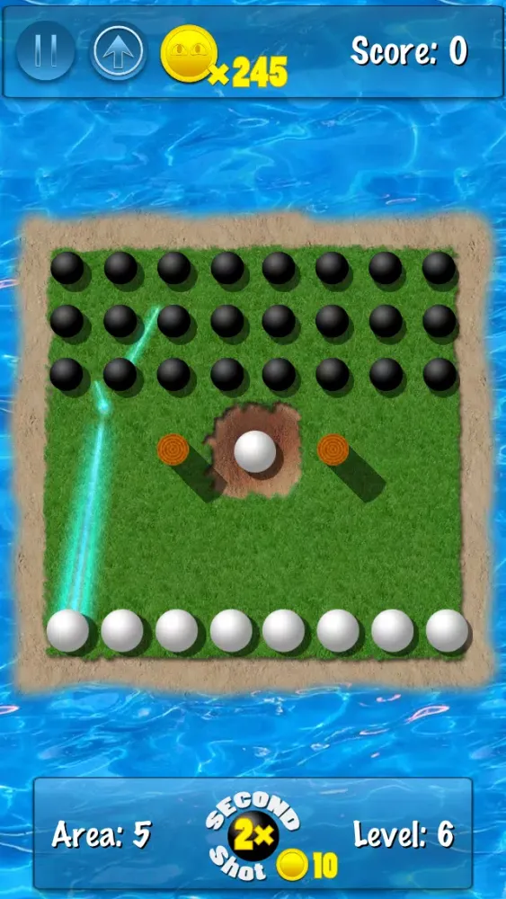 Knock It - Dodge Ball, Billiards, Golf and Checkers in One Game Screenshots