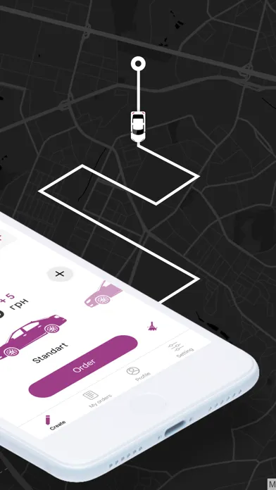Tangkapan skrin Pink taxi