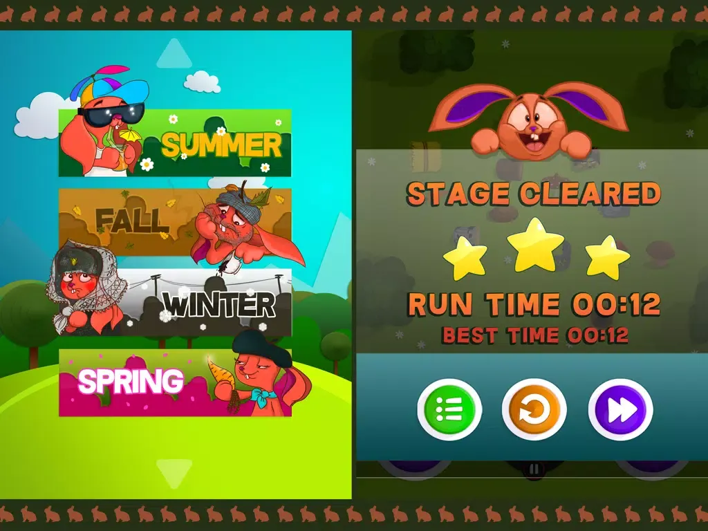 Скриншоты Run Rabbit Run - maze puzzle game iPad 