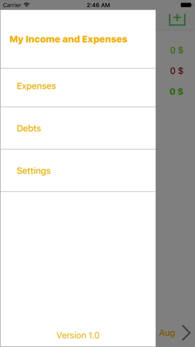 ภาพหน้าจอของ My Income and Expenses