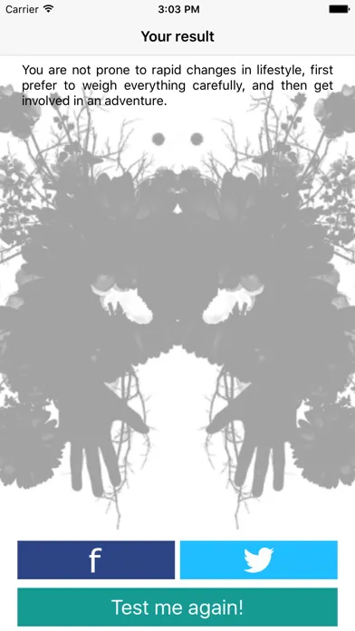 Inkblot Rorschach Test Screenshots