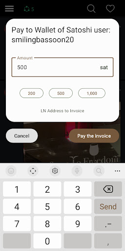 Lightning Address to InvoiceApp-Screenshots1