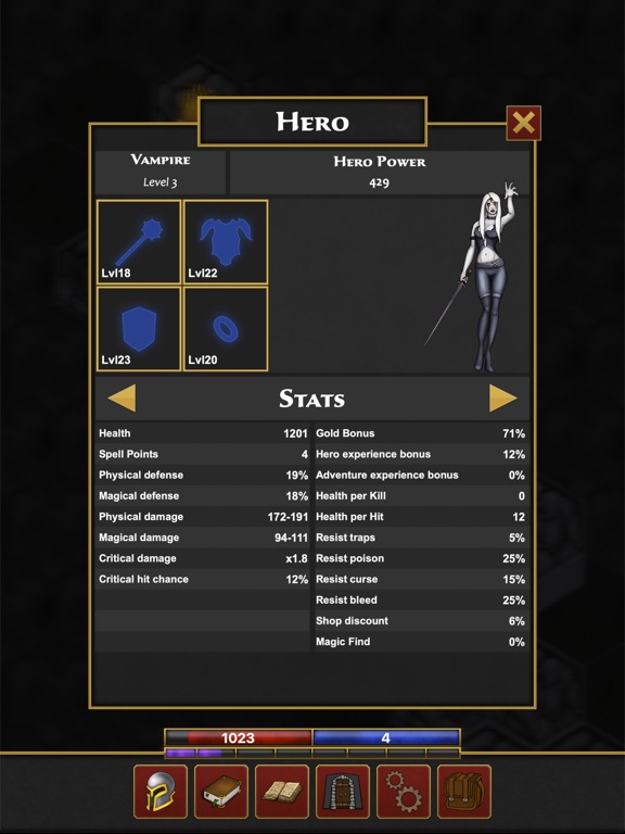 Capturas de tela do Dungeon Adventure: Epic Ed. iPad 